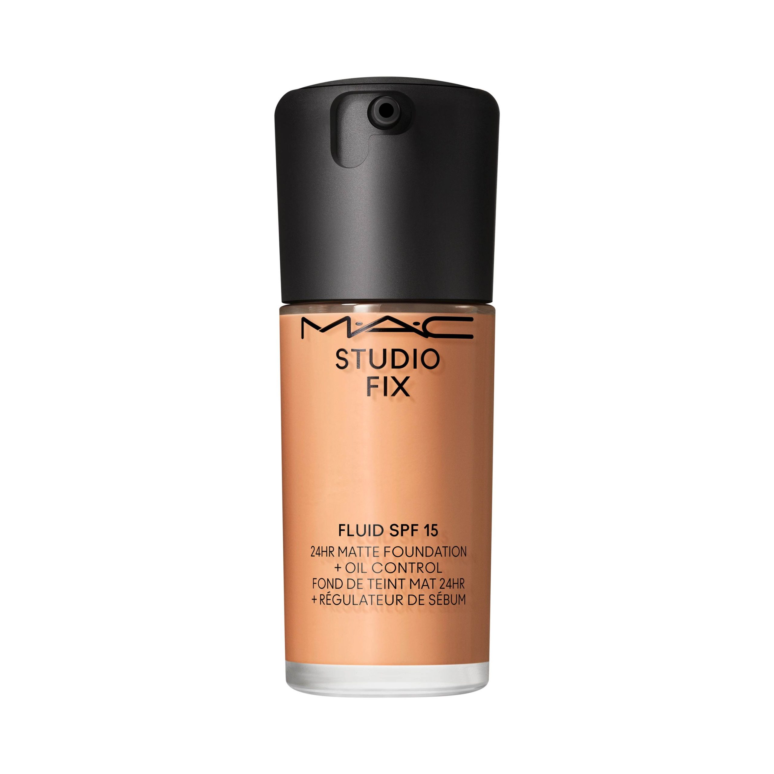 M.A.C Studio Fix Fluid Spf 15 Liquid Medium Coverage Natural Foundation For Sensitive Skin Type Nc25, 1 Count